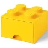 Room Copenhagen LEGO Brick Drawer 4 Geel opbergdoos