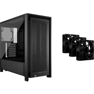 Corsair FRAME 4000D + RS120 MAX Thick Triple Pack bundel midi tower behuizing