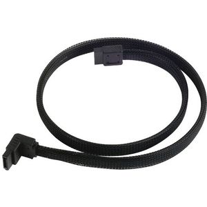 SilverStone SATA III Kabel 50cm kabel 6GB/s, 90º Connector, CP08