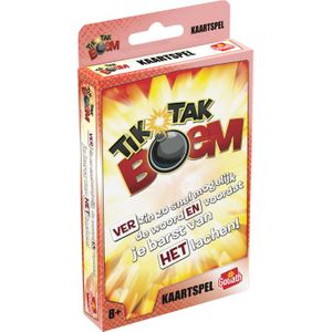 Goliath Tik Tak Boem Kaartspel met 2-12 spelers! Verzin snel woorden en blijf koelbloedig terwijl de tijd tikt!