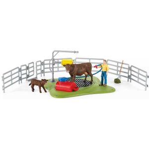 Schleich Farm World - Koe wasstation speelfiguur 42529