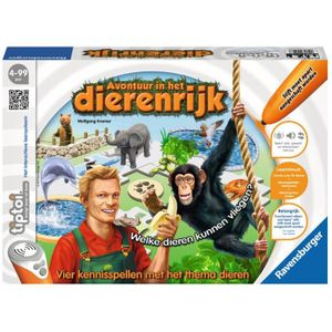 Ravensburger Tiptoi - Avontuur in het Dierenrijk: Leer alles over 50 dieren in 4 spannende spellen!