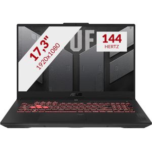 ASUS TUF Gaming A17 FA707NU-HX135W - Gaming Laptop - 17.3 inch - Full HD - 144Hz