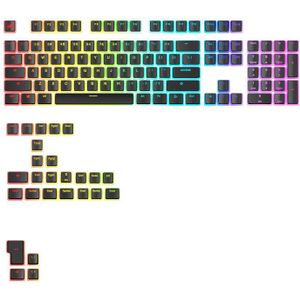 Glorious - Aura V3 RGB Keycaps - Zwart - Pudding-Style