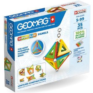 GEOMAG Supercolor Recycled constructiespeelgoed 35-delig