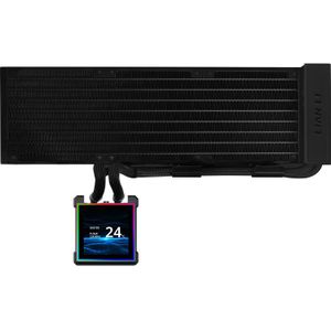 Lian-Li HydroShift II LCD-S 360N AiO-Wasserkühlung, RGB, LCD-Display - ohne Lüfter, 360mm, schwarz, CPU waterkoelers, Zwart