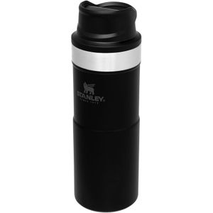 Stanley PMI Classic Trigger-Action Travel Mug 0.35L thermosbeker Matte Black Pebble