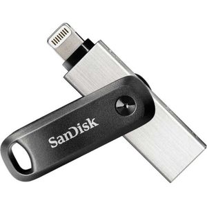 SanDisk iXpand Go 64 GB usb-stick USB-A 3.2 Gen 1, Apple Lightning Connector