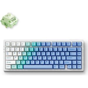 MCHOSE G75 Pro Arctic Snow Matcha Latte V2 Tri-mode Gasket Structure Gaming Mechanical gaming toetsenbord