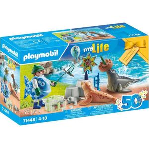 PLAYMOBIL City Life - Dieren voeren constructiespeelgoed 71448