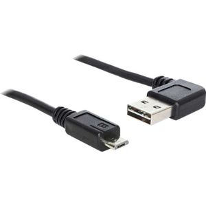 DeLOCK USB 2.0 male left/right > micro-B, 3m kabel 83384