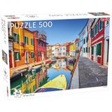 Puzzel Around The World: Burano Venice - 500 Stukjes
