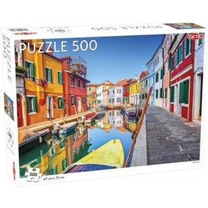 Puzzel Around The World: Burano Venice - 500 Stukjes