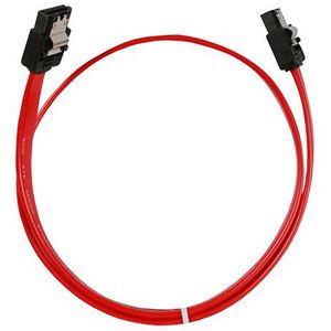 Sharkoon SATA II kabel 0,5 meter, 3 Gb/s, Connector met klem