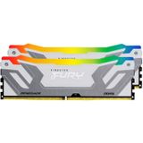 Kingston 48 GB DDR5-8400 (2x 24 GB) Dual-Kit werkgeheugen KF584CU40RWAK2-48, Renegade RGB, XMP 3.0