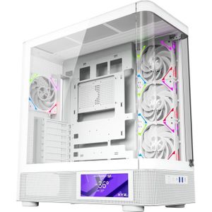 xyz - X-CS-QUANTUMPRO - PC-behuizing - Wit - Geïntegreerd Slim Display