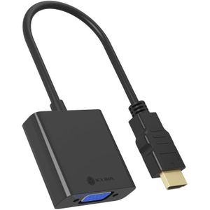 Icy Box - IB-AC502a - Data- en Video-adapter - HDMI naar VGA - Compact
