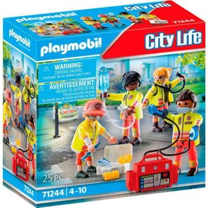 PLAYMOBIL City Life - Reddingsteam constructiespeelgoed 71244