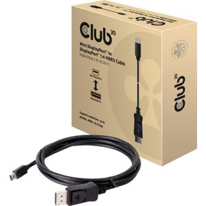 Club 3D Mini DisplayPort > Displayport 1.4 HBR3 kabel 2 meter