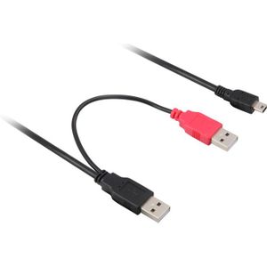 DeLOCK 2x USB-A 2.0 male > USB mini 5-Pin splitterkabel 1 meter