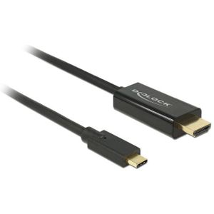 DeLOCK USB-C (male) > HDMI (male) (DP Alt Mode) kabel 2 meter, 4K 30 Hz