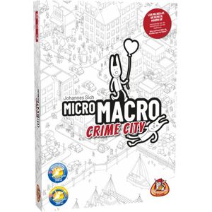 White Goblin Games MicroMacro: Crime City bordspel Nederlands, 1 - 4 spelers, 15 - 45 minuten, Vanaf 12 jaar