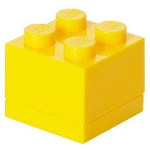 Opbergbox Mini 4, Geel - LEGO