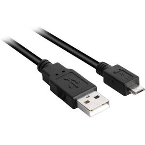 Sharkoon USB-A 2.0 > Micro USB-B kabel 1 meter