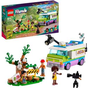 LEGO Friends Nieuwsbusje Dieren Redden Speelgoed voor 6+ Jaar Oude Kinderen - 41749