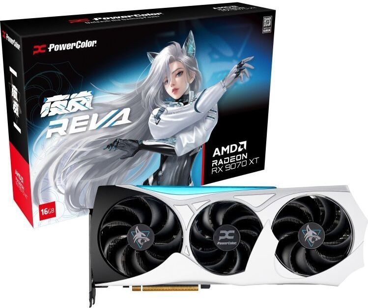 PowerColor - Radeon RX 9070 XT Hellhound REVA - Grafische Kaart - 16 GB GDDR6