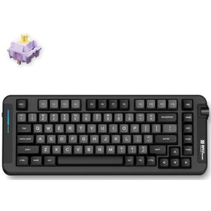 MCHOSE X75 Black Hyacinth Wireless Gasket Mount Mechanical toetsenbord