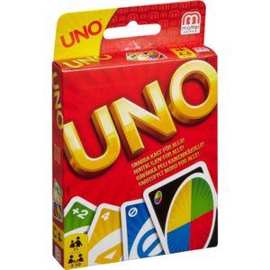 Mattel UNO kaartspel Meertalig, 2 - 10 spelers, 15 minuten, Vanaf 7 jaar