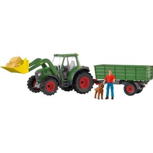 Schleich FARM WORLD - Tractor met Aanhanger - 42608