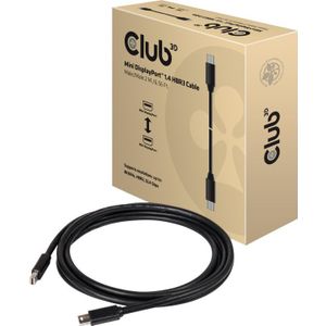 Club 3D Mini DisplayPort 1.4 kabel male-male kabel 2 meter