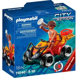 PLAYMOBIL City Action - Badmeester quad constructiespeelgoed 71040