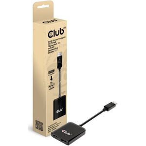 Club 3D Multi Stream Transport Hub DisplayPort 1.4 naar 2x HDMI Dual Monitor 4K60Hz adapter