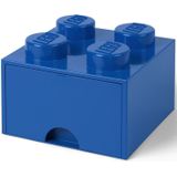 Room Copenhagen LEGO Brick Drawer 4 Blauw opbergdoos