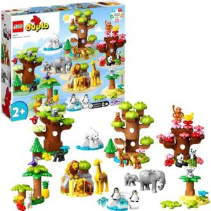 142-delig Lego Duplo Wild Animals of the World (Leer de wereld kennen!)