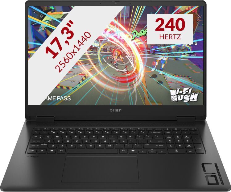 HP OMEN 17-db1070nd - Gaming Laptop - 17.3 inch - AMD Ryzen AI 7 - 24GB RAM - 1TB SSD - RTX 5070 - Windows 11
