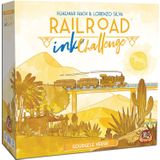 Railroad Ink Goudgele Versie - Snel Dobbel- en Schrijfspel voor 1-4 spelers