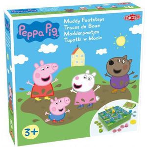 Tactic Peppa Pig Modderpootjes gezelschapsspel | Leeftijd 3+ | 2-4 spelers