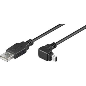 goobay USB-A > Mini USB 90º kabel 1,8 meter