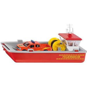 SIKU Brandweer werkboot speelgoedvoertuig