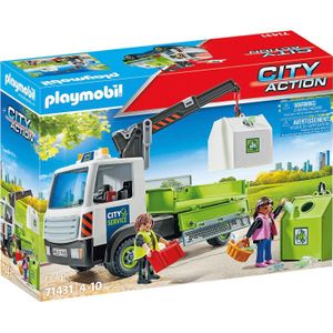 PLAYMOBIL City Action Glasbak ophaaldienst - 71431