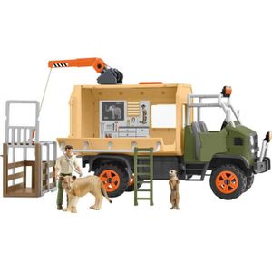 Schleich Wild Life - Grote truck dierenambulance speelgoedvoertuig