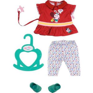 BABY born Little Sportieve Outfit Rood - Poppenkleding 36 cm