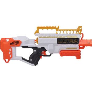 NERF Ultra Dorado Blaster - Speelgoedblaster voor kinderen vanaf 8 jaar - Schiet 36 meter ver - Inclusief 12 goudkleurige NERF Ultra-darts