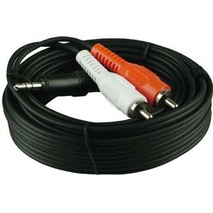 goobay 3,5 mm Jack > 2x Tulp kabel 5 meter, Stereo