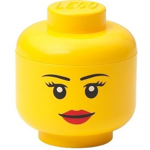 Room Copenhagen R.C. LEGO Storage Head 'Girl, mini opbergdoos