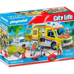 PLAYMOBIL City Life Ambulance met licht en geluid - 71202